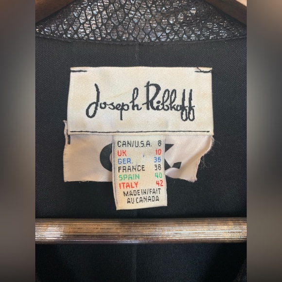 Vintage Joseph Ribkoff Zip-Up Top Women’s 8 - Picture 4 of 4